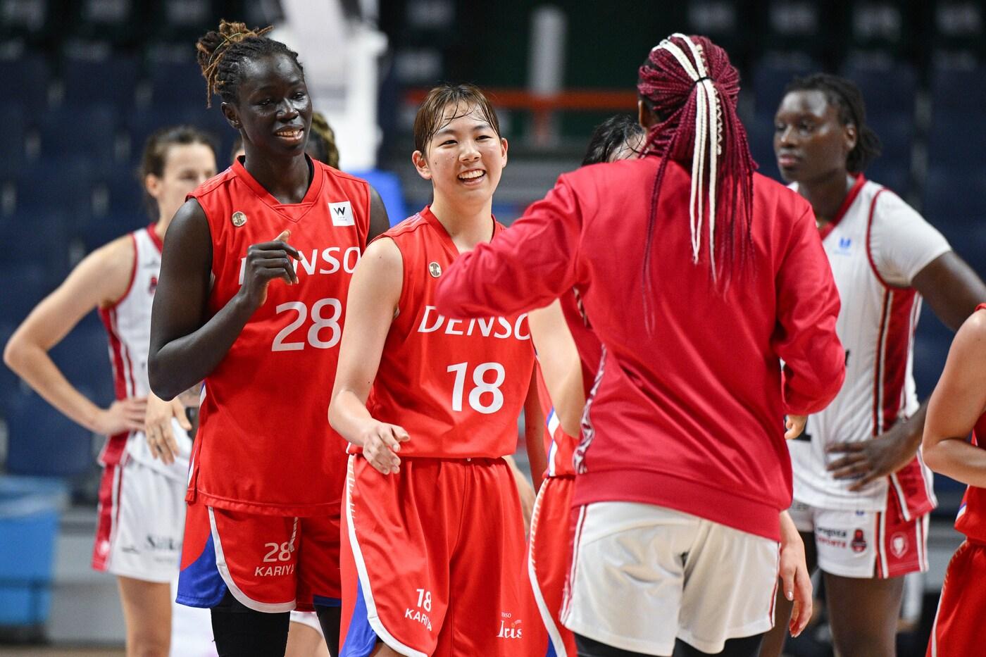 일본 덴소 아이리스가 박신자컵 결승에 올랐다.&#40;WKBL 제공&#41;