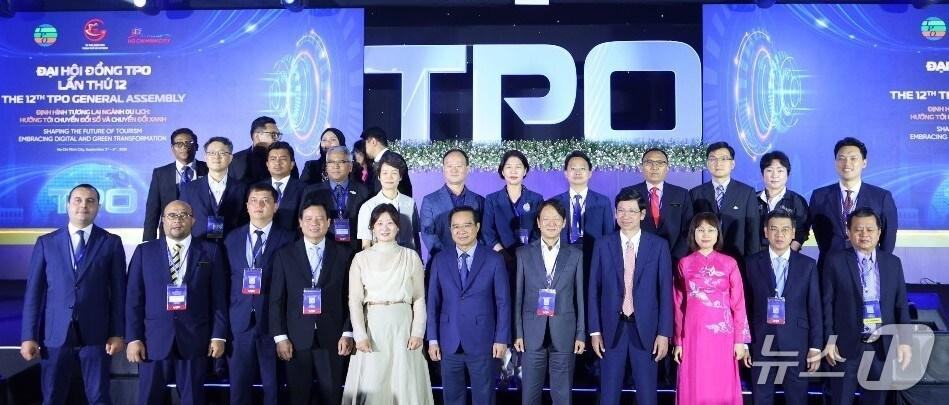 본문 이미지 - 글로벌도시 관광진흥기구(TPO) 제12차 총회 개막식 장면.(부산시 제공. 재판매 및 DB금지)