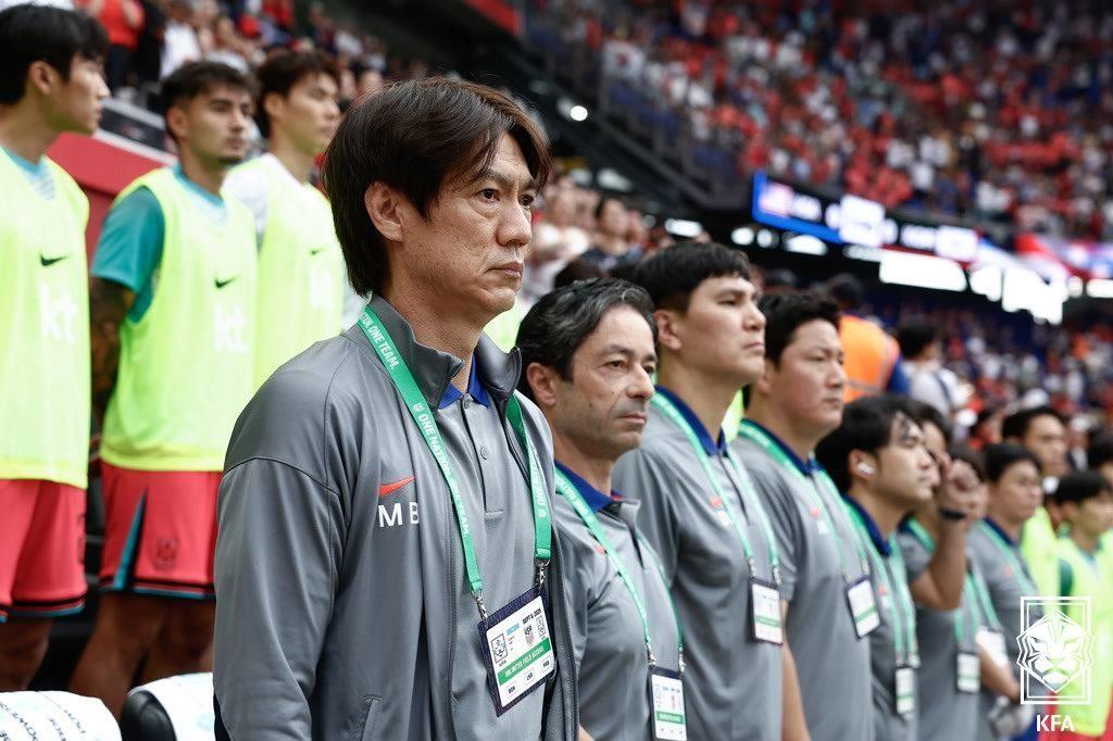 본문 이미지 - 홍명보 감독이 이끄는 축구대표팀이 미국 원정에서 홈팀 미국을 2-0으로 제압했다. &#40;대한축구협회 제공. 재판매 및 DB 금지&#41; 2025.9.7/뉴스1