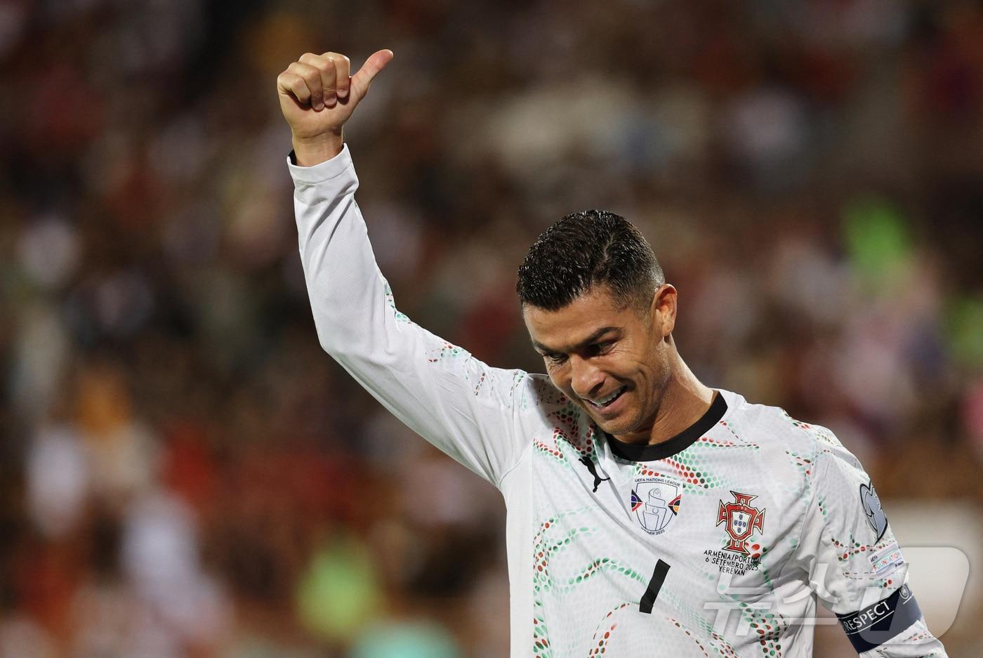 포르투갈 축구대표팀 공격수 크리스티아누 호날두. ⓒ 로이터=뉴스1