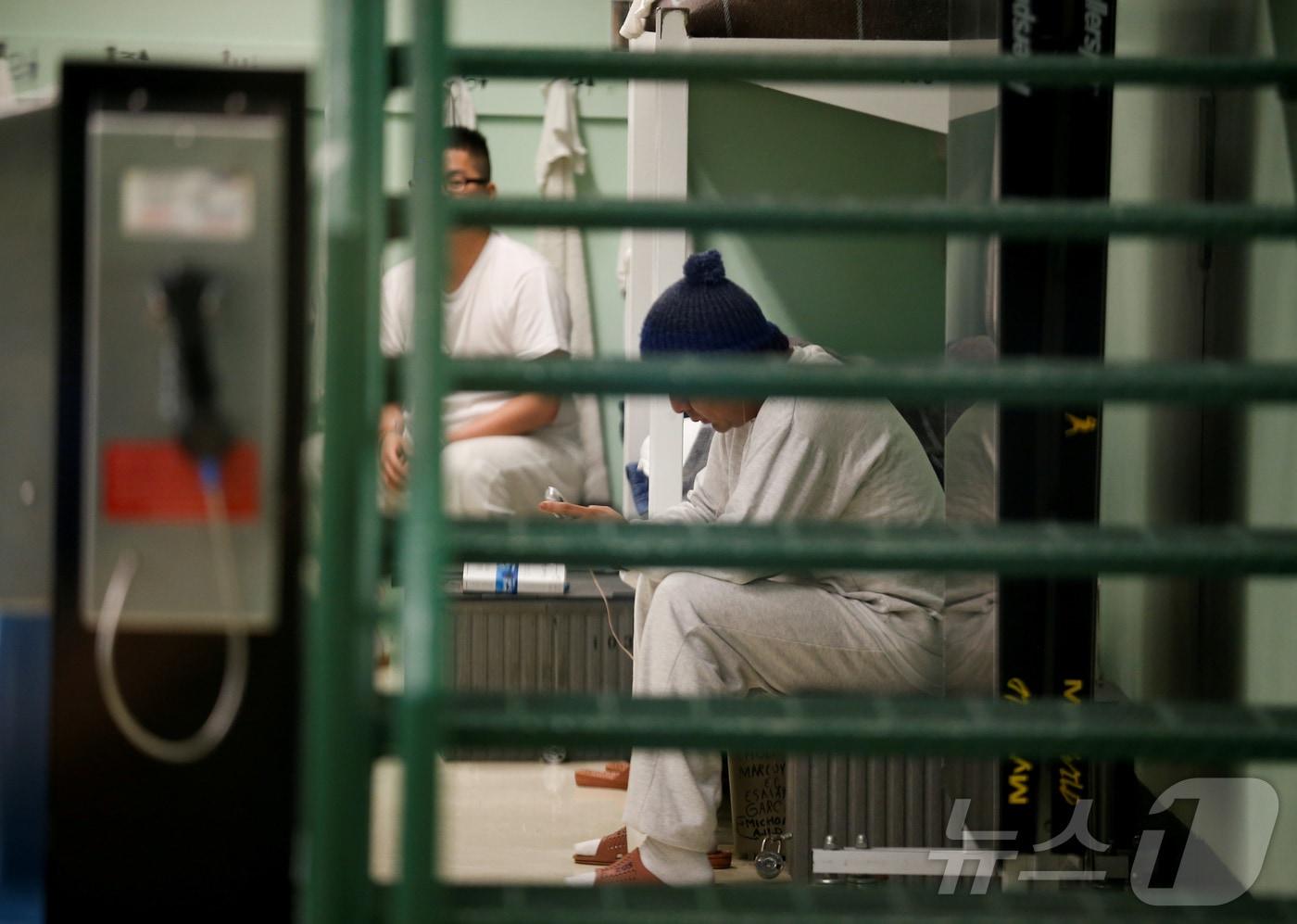 ICE 이민자 구금센터 ⓒ 로이터=뉴스1 ⓒ News1 박은정 기자