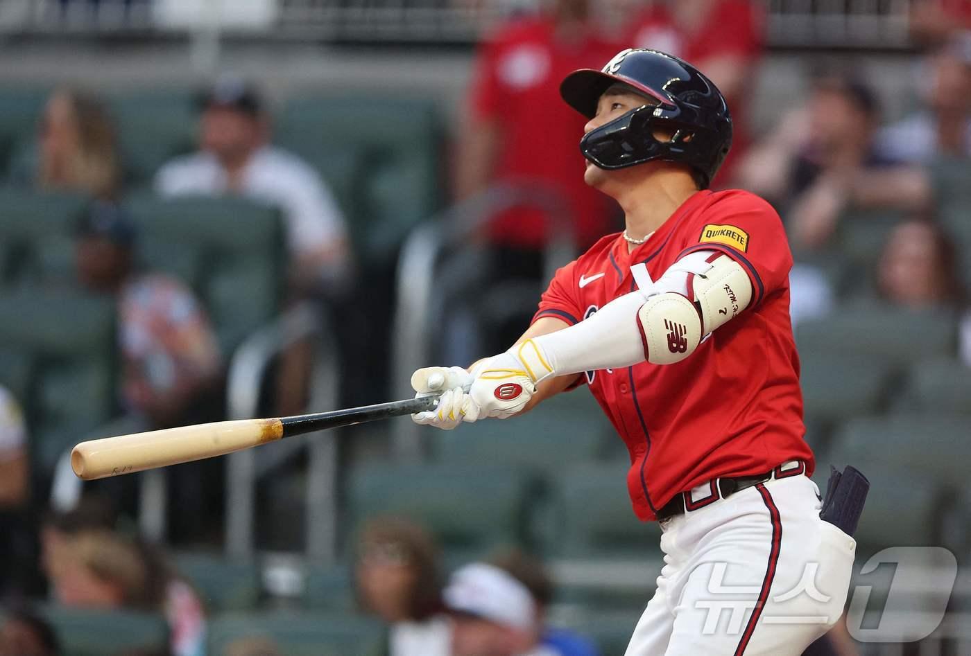 김하성&#40;30·애틀랜타 브레이브스&#41;. ⓒ AFP=뉴스1