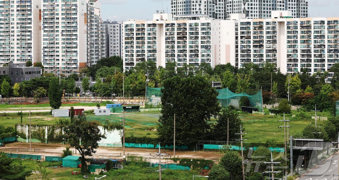본문 이미지 - 서울 도봉구 성균관대 야구장의 모습.  ⓒ 뉴스1 장수영 기자