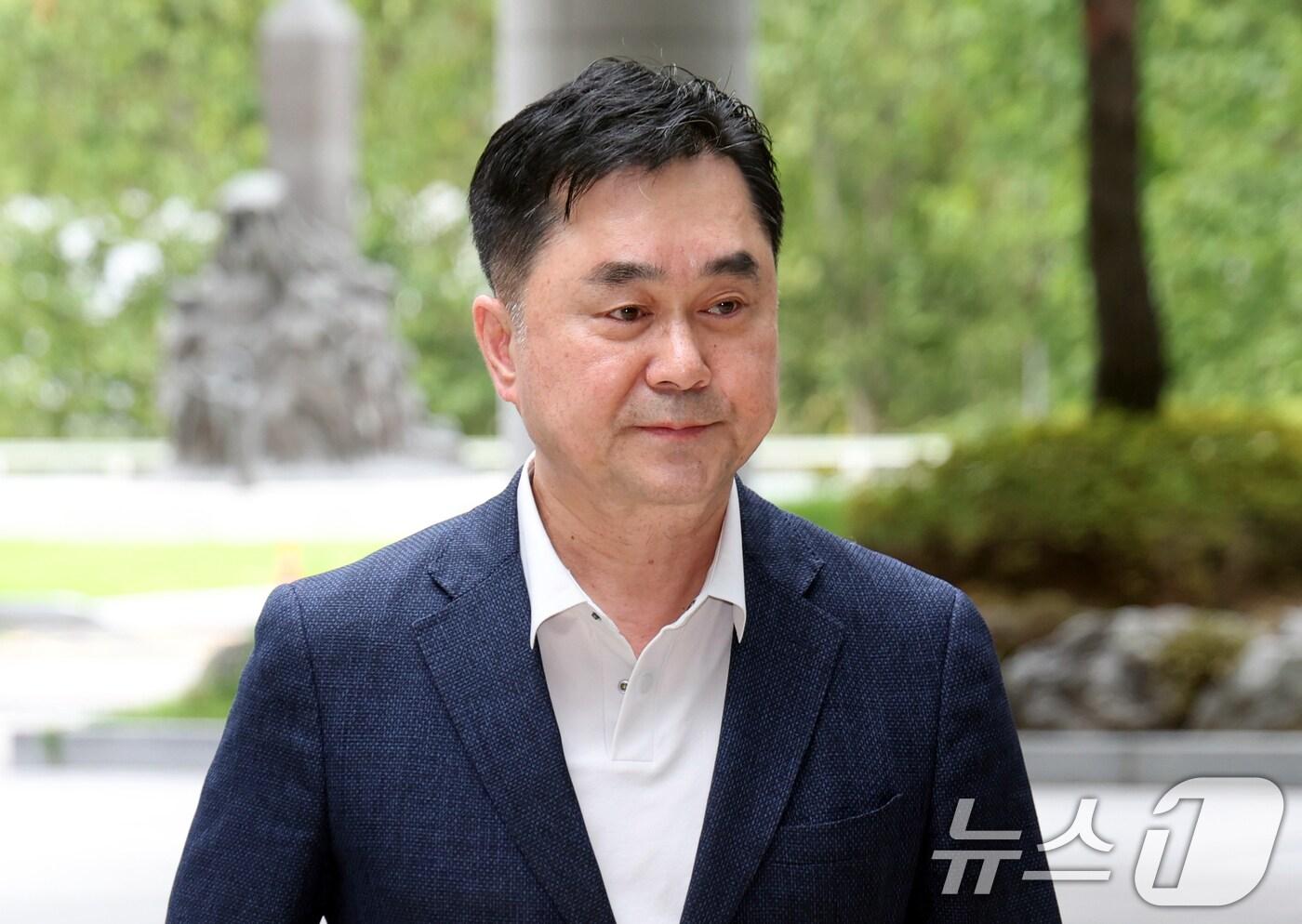 김종민 무소속 의원이 7일 오후 서울 서초동 서울고등검찰청에 마련된 내란 특별검사팀 사무실에 참고인 신분으로 출석하고 있다. 2025.9.7/뉴스1 ⓒ News1 김명섭 기자