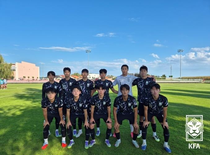 본문 이미지 -  한국 U17 대표팀&#40;대한축구협회 제공&#41;