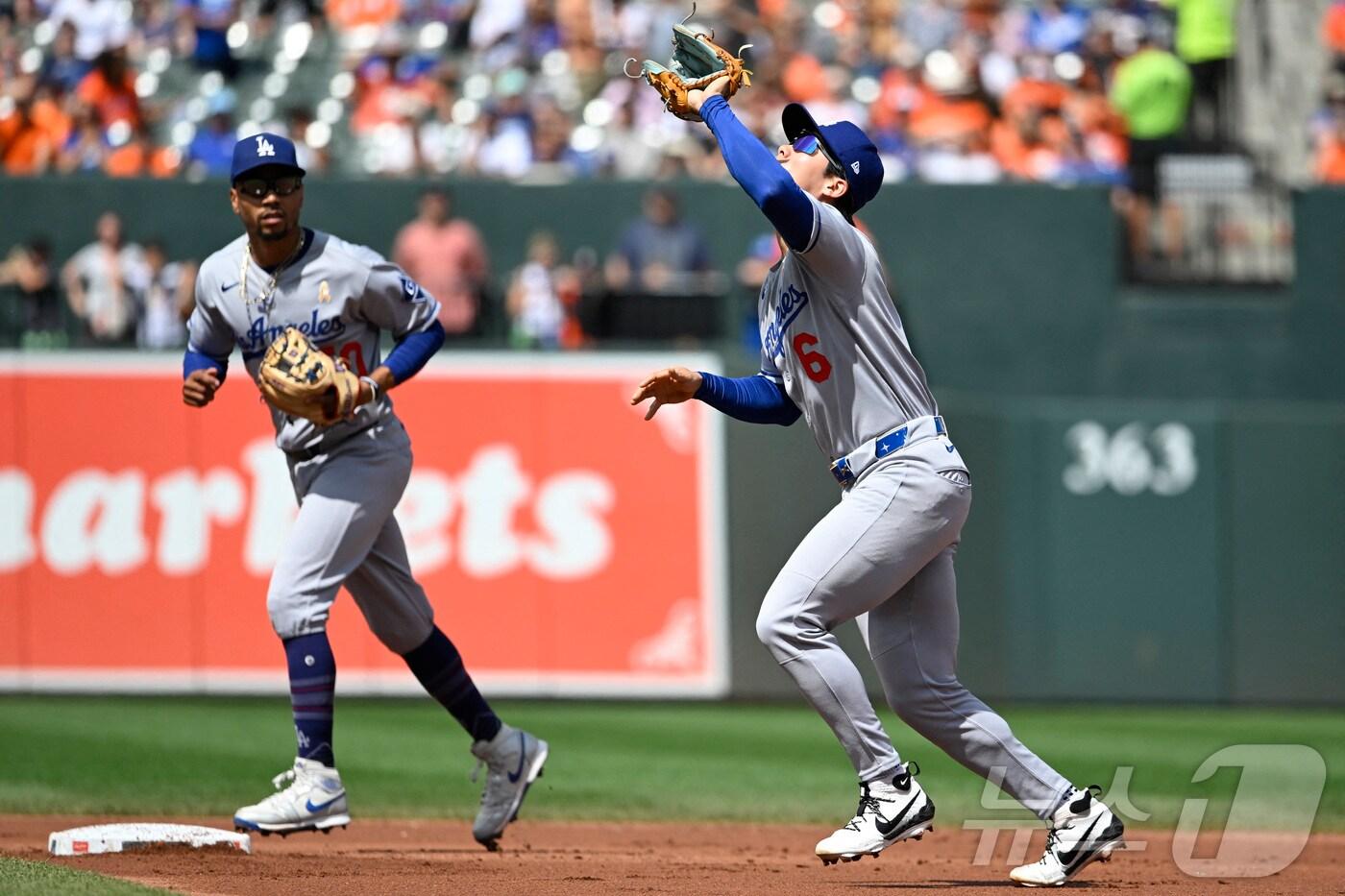 LA 다저스 김혜성이 8일&#40;한국시간&#41; 열린 2025 메이저리그 볼티모어 오리올스전에서 4타수 1안타를 기록했다. ⓒ 로이터=뉴스1
