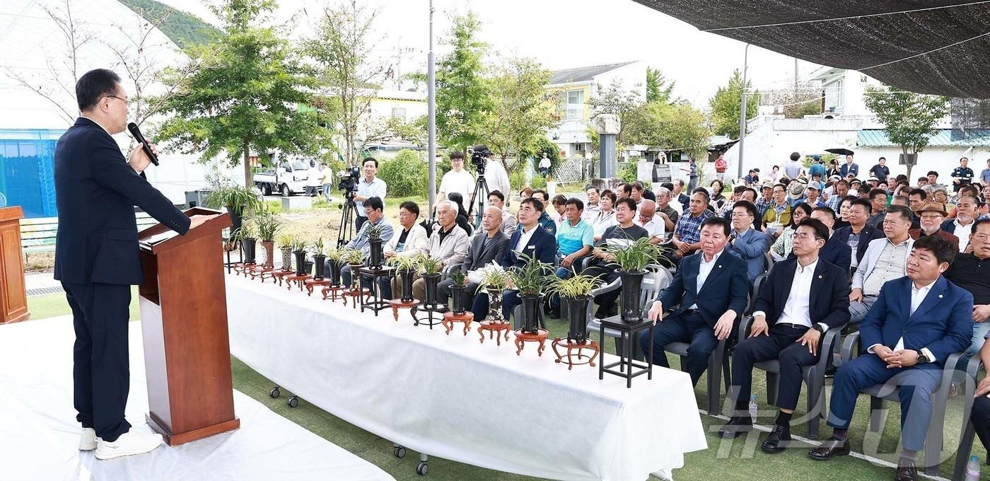 전남 화순 이양면에 문을 연 &#39;도송 춘란 재배교육장&#39;.&#40;화순군 제공, 재배포 및 DB 금지&#41; /뉴스1