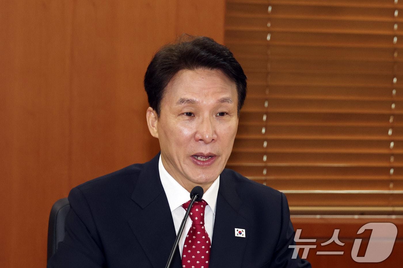 김민석 국무총리가 8일 서울 여의도 한국거래소에서 열린 자본시장 활성화를 위한 현장 간담회에서 인사말을 하고 있다. 2025.9.8/뉴스1 ⓒ News1 청사사진기자단