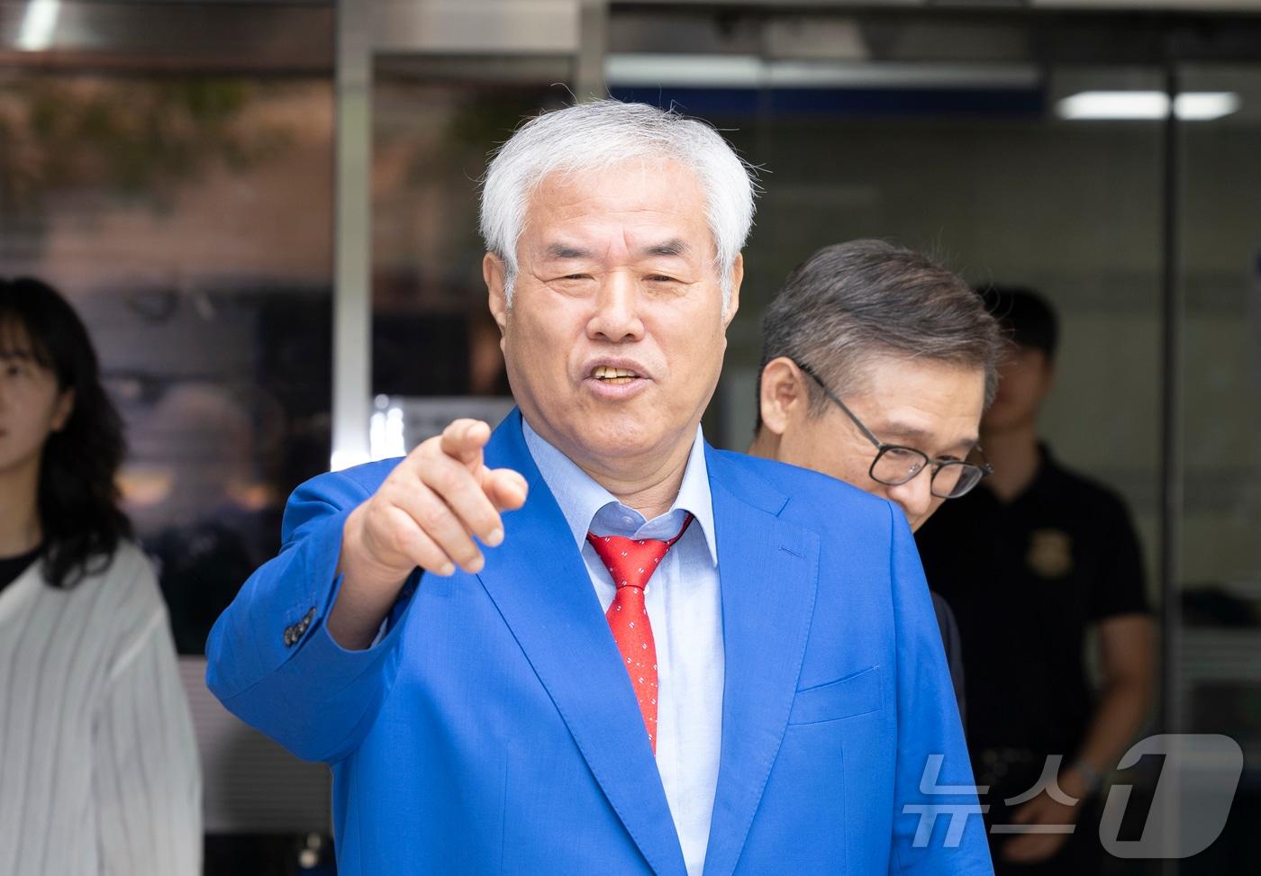 광화문 집회에서 15억원을 불법으로 모금한 혐의를 받는 전광훈 사랑제일교회 목사. (공동취재) 2025.9.8/뉴스1 ⓒ News1 김민지 기자