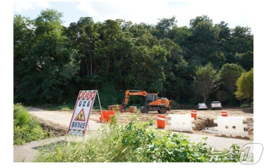 본문 이미지 - 대구환경운동연합은 8일 &#34;팔현습지 초입에 보도교 공사가 시작됐다&#34;며 대구시와 낙동강유역환경청에 공사 중단을 요구했다.&#40;대구환경운동연합 제공.재판매 및 DB금지&#41;