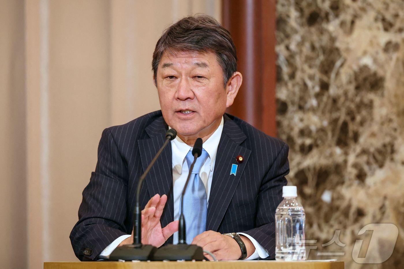 일본 집권 자민당의 모테기 도시미쓰 전 간사장. 2024.9.14 ⓒ AFP=뉴스1 ⓒ News1 강민경 기자