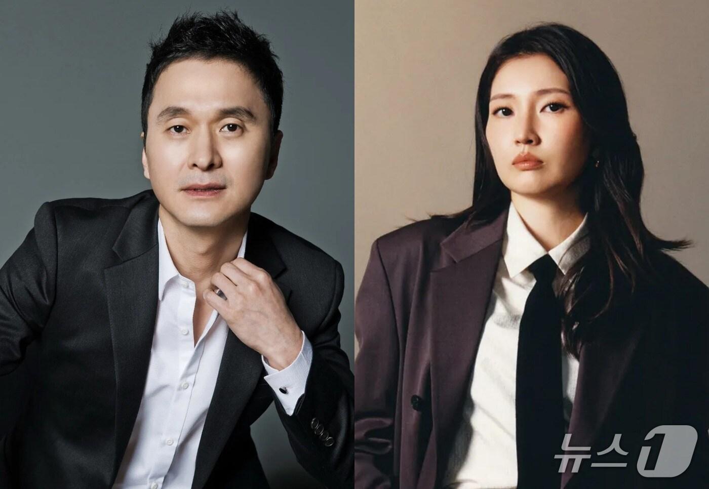  제21회 제천국제음악영화제 폐막식 사회자 배우 장현성과 옥상달빛 김윤주. (제천시 제공, 재판매 및 DB금지) /뉴스1