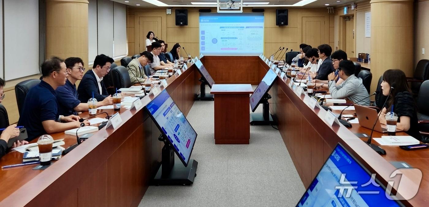 특구재단 AI 글로벌 빅테크 육성사업 현장간담회(특구재단 제공) /뉴스1