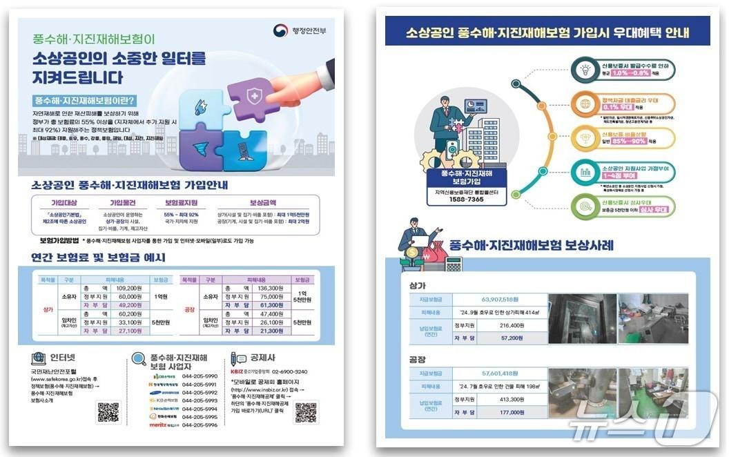 본문 이미지 - 풍수해·지진재해 보험 안내문.(수영구 제공. 재판매 및 DB금지)