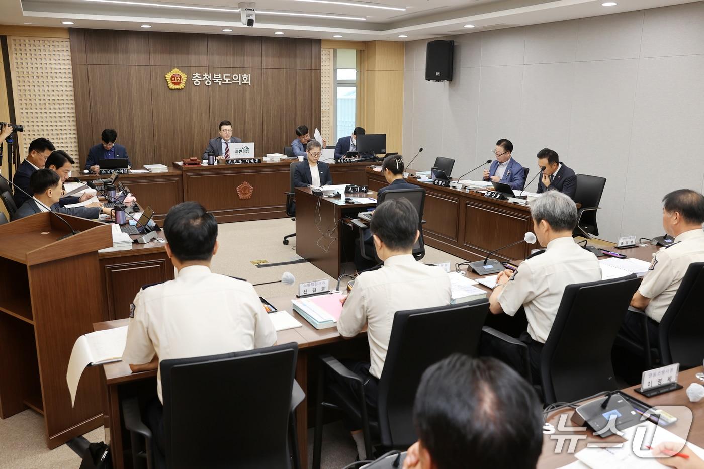 충북도의회 건설환경소방위원회(도의회 제공. 재판매 및 DB금지)