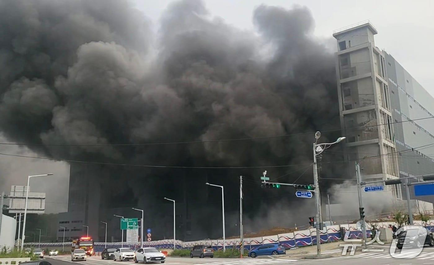 양주 화재현장&#40;독자 제공. 재판매 및 DB 금지&#41;/뉴스1