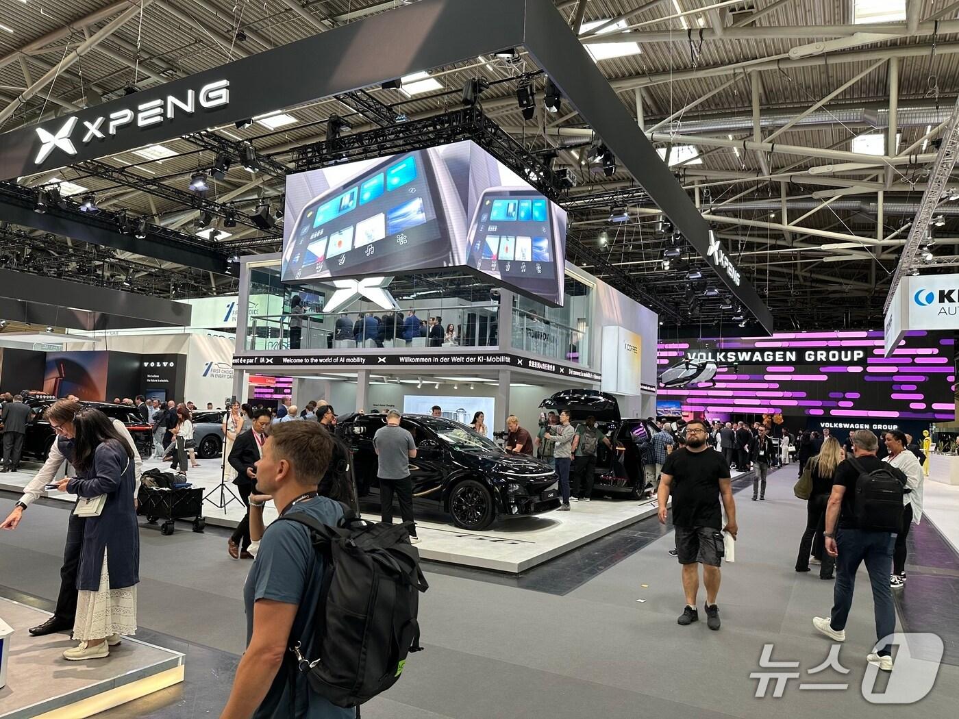 본문 이미지 -  8일&#40;현지시간&#41; 독일 뮌헨서 개막한 IAA 모빌리티 2025 현장.ⓒ 뉴스1 이동희 기자 