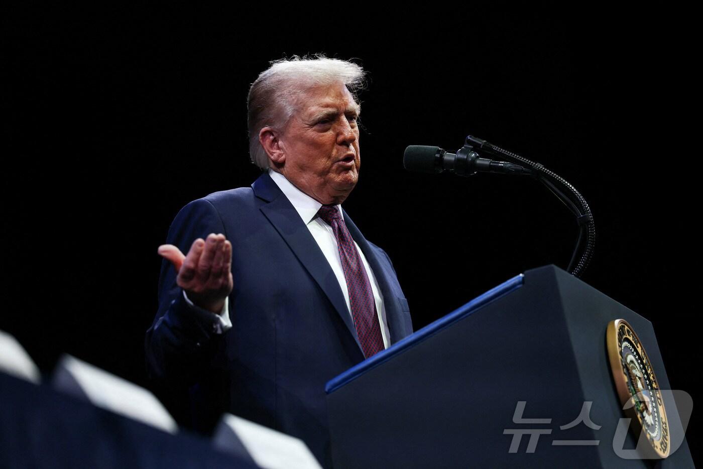 도널드 트럼프 미국 대통령. ⓒ 로이터=뉴스1 ⓒ News1 강서연 기자