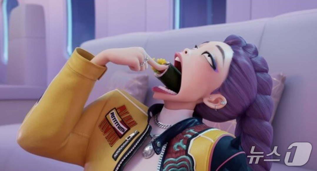 본문 이미지 - 김밥 문 케데헌(애니메이션'케이팝 데몬 헌터스' 갈무리. 재판매 및 DB금지)/뉴스1