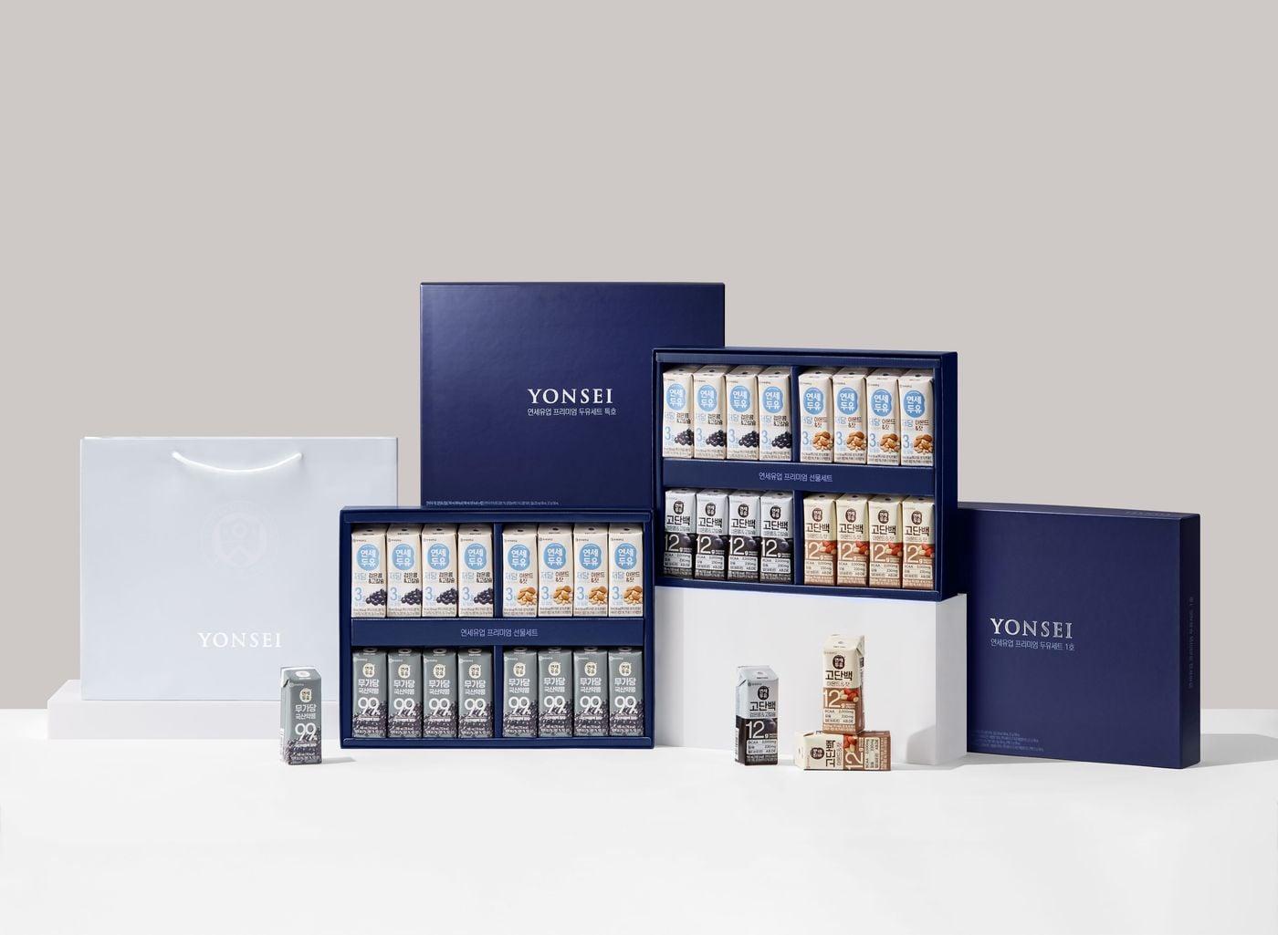 본문 이미지 - 연세유업 프리미엄 두유 선물세트 2종.&#40;연세유업 제공&#41;