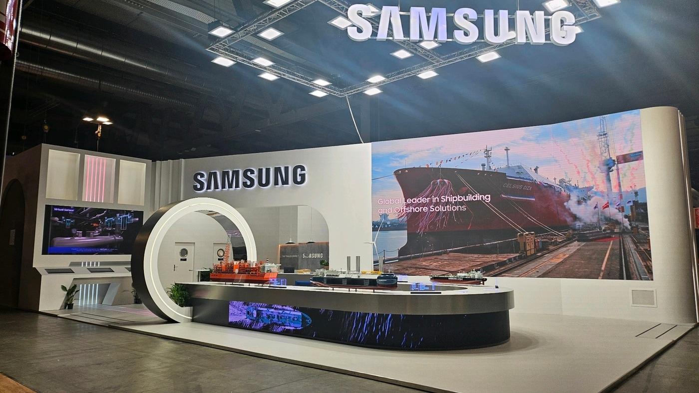 삼성중공업 '가스텍 2025' 전시부스 전경. (삼성중공업 제공)