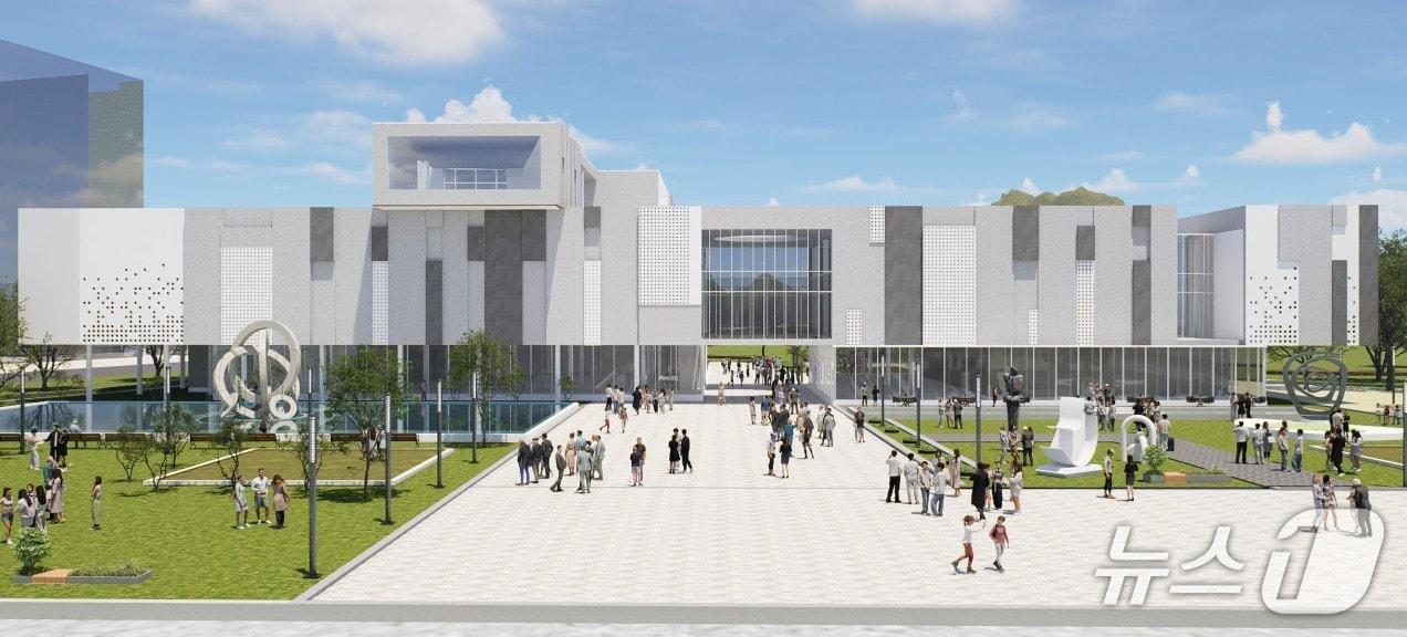 본문 이미지 -  제천시립미술관 조감도.(단양군 제공, 재판매 및 DB금지)/뉴스1