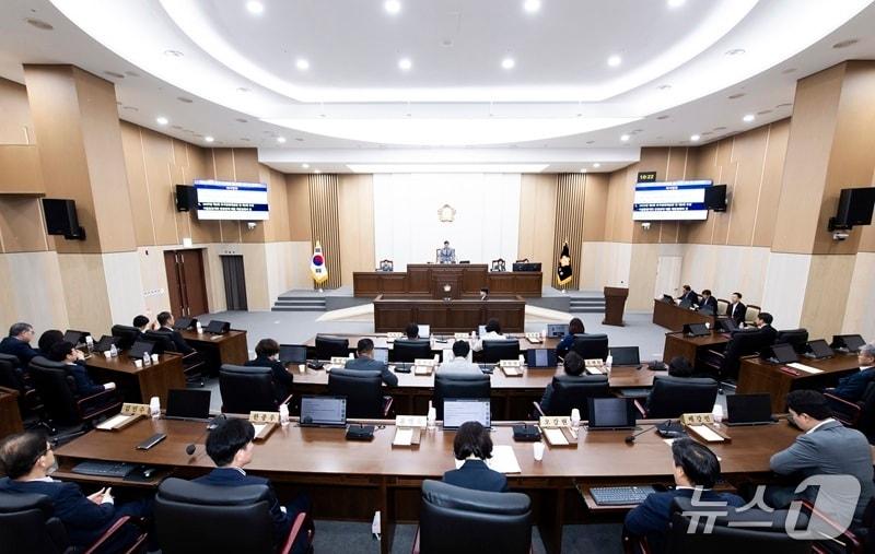 본문 이미지 - 경기 김포시의회 본회의 전경 (경기 김포시의회 제공.재판매 및 DB금지)