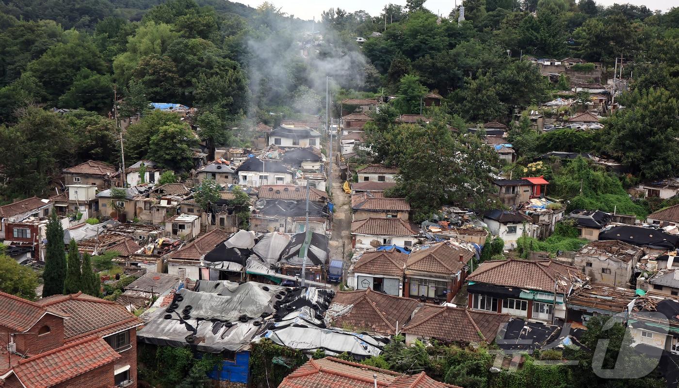 노원구 백사마을 철거 현장 모습. &#40;자료사진&#41;뉴스1 ⓒ News1 김진환 기자