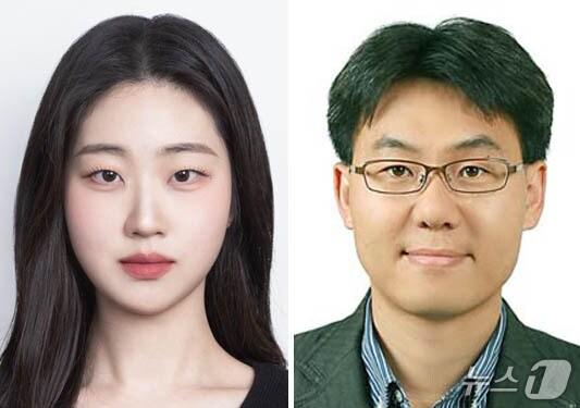 본문 이미지 - 대전대학교 AI융합학과 4학년 노희선 학생과 홍용근 교수. (대전대학교 제공. 재판매 및 DB금지)2025.9.9/뉴스1