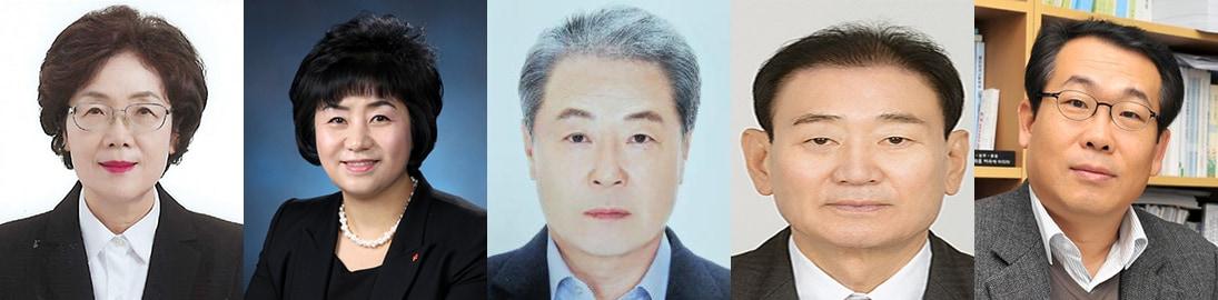 본문 이미지 - 울산시민대상 수상자 박남숙(왼쪽부터), 손응연, 정수락, 서광석, 류광선 씨. (울산시 제공. 재판매 및 DB 금지) /뉴스1