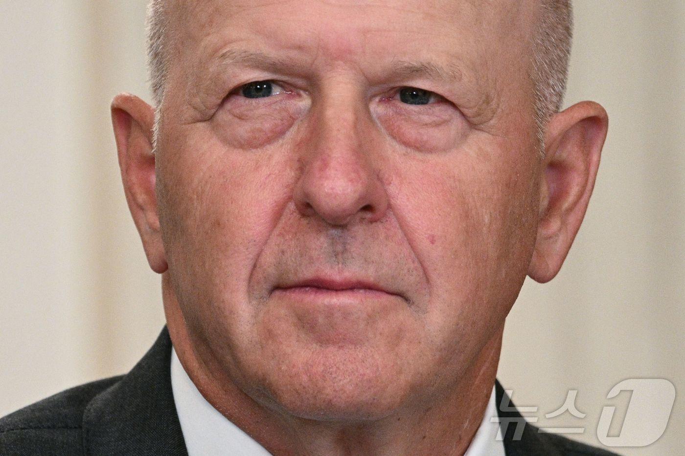 골드만삭스의 데이비드 솔로몬 최고경영자(CEO) ⓒ AFP=뉴스1