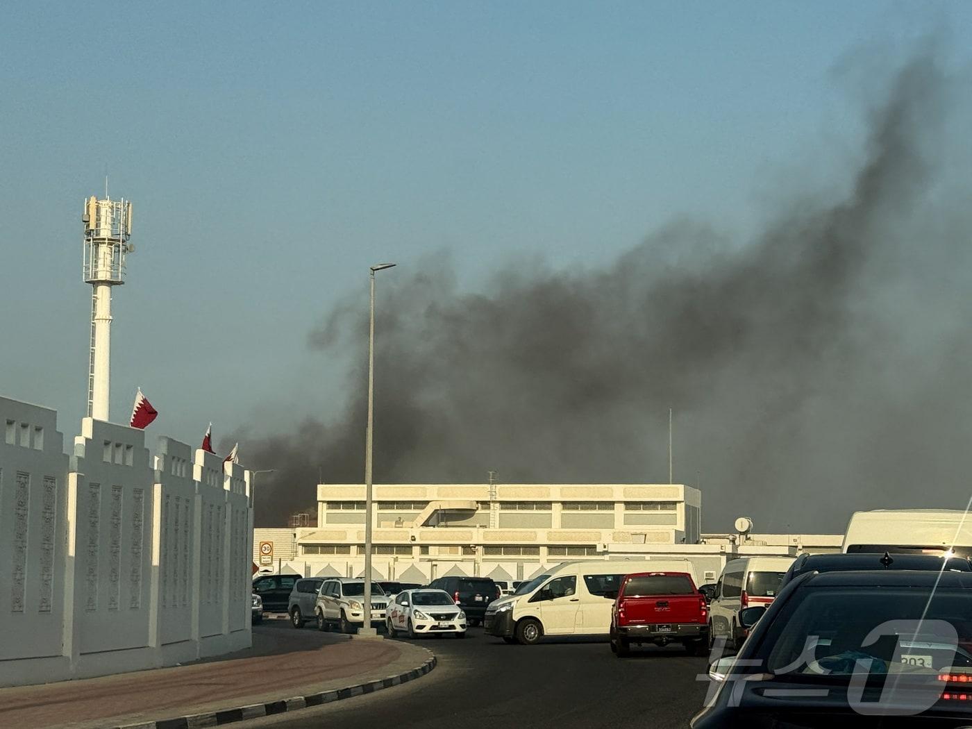 본문 이미지 - 이스라엘이 9일(현지시간) 카타르 도하에서 휴전 협상에 나섰던 하마스 고위 지도부를 공격했다. 2025.9.9. ⓒ 로이터=뉴스1