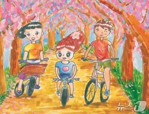 본문 이미지 - '행복한 우리 가족, 부산 사계(四季) 이야기' 달력 그림 공모전 우수작품 전시회 작품.(부산시 제공. 재판매 및 DB금지)