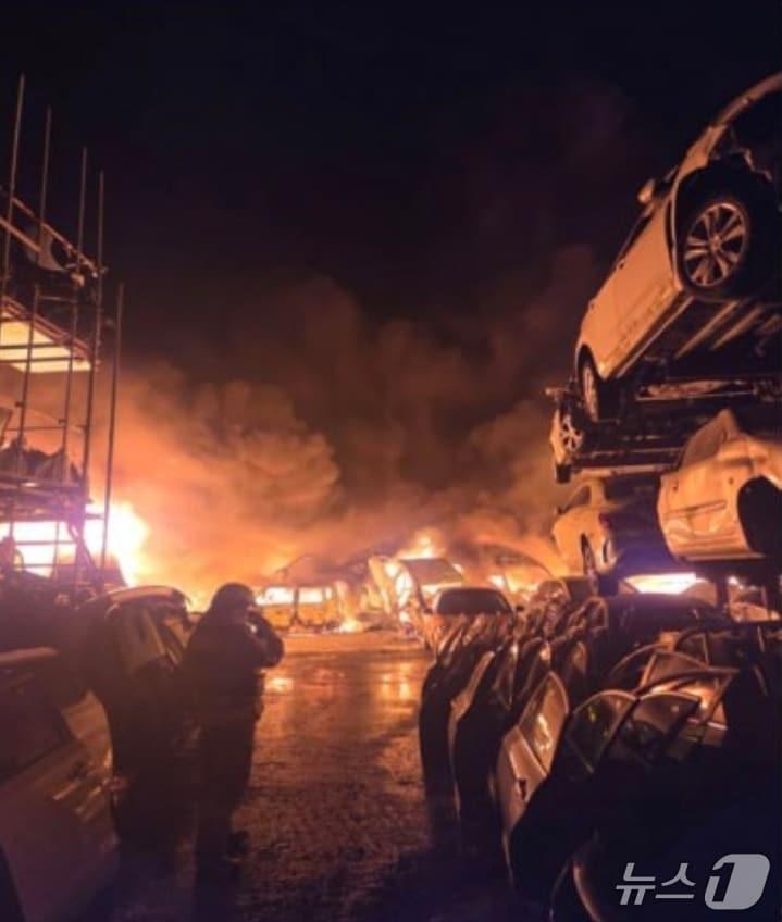 본문 이미지 - 화재 현장 (경기북부소방 제공. 재판매 및 DB금지)
