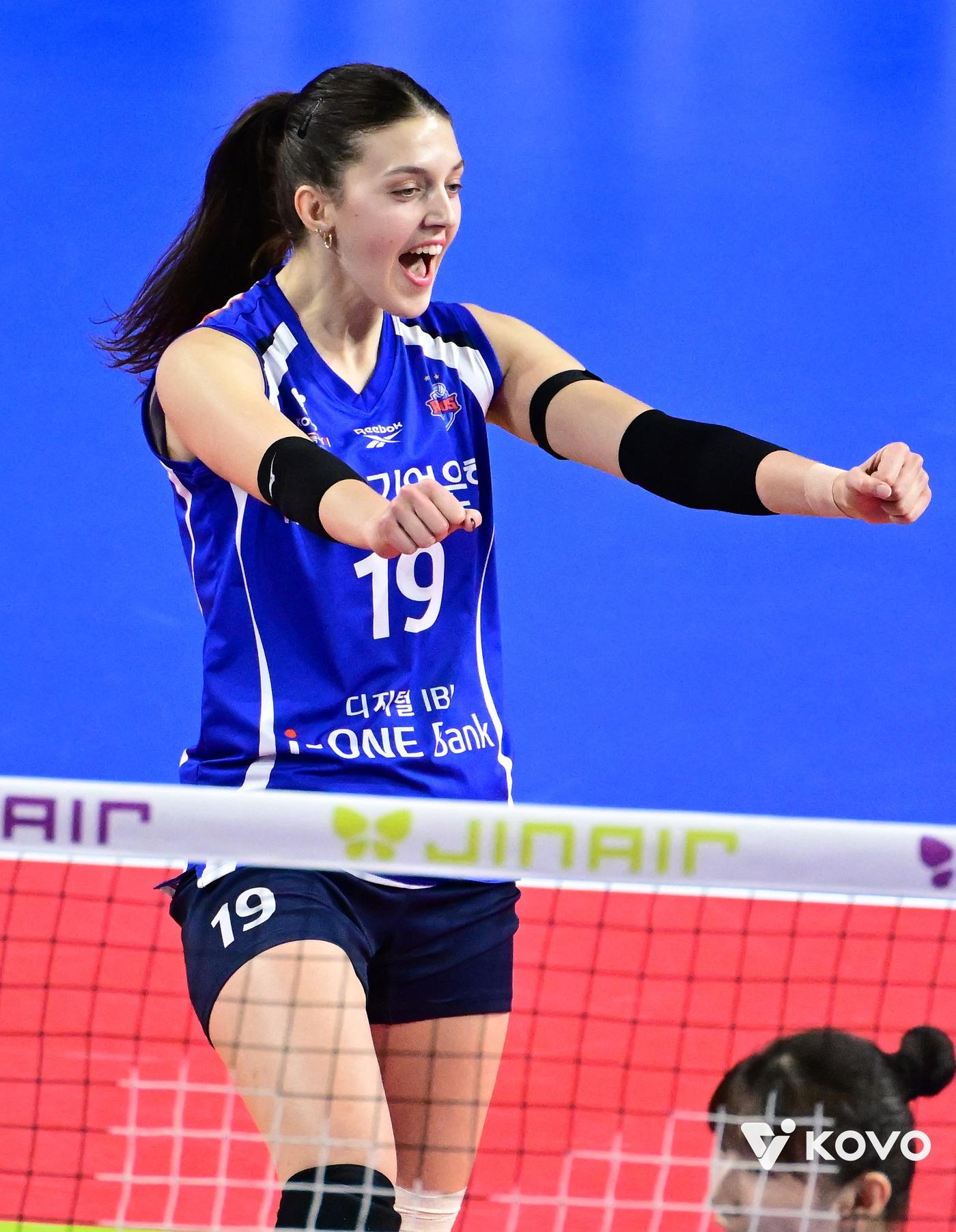 본문 이미지 - IBK기업은행 빅토리아 댄착. (KOVO 제공)