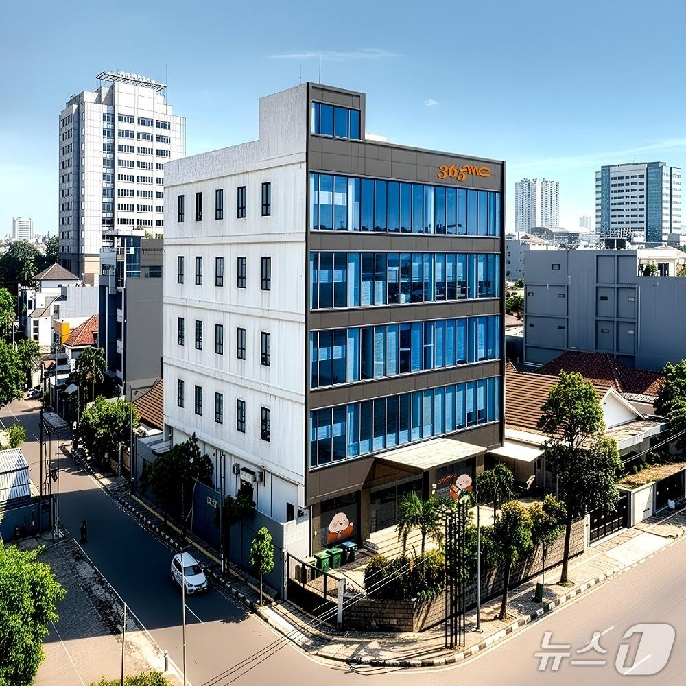 본문 이미지 - 365mc 인도네시아 자카르타 4호점 건물 조감도.(365mc 제공바디 