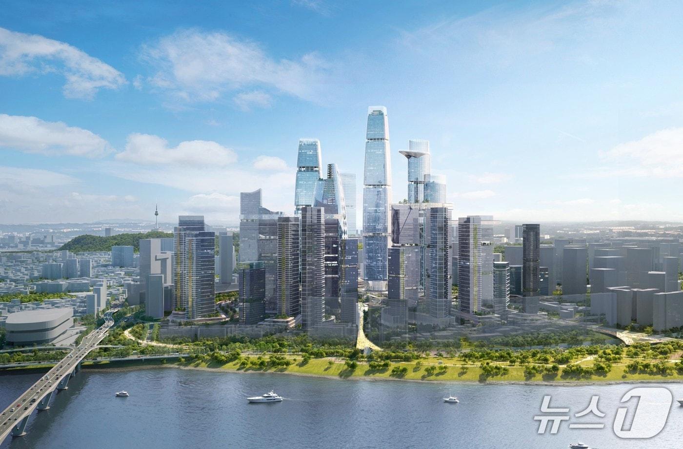 용산국제업무지구 조감도 (서울시 제공) 뉴스1 ⓒ News1