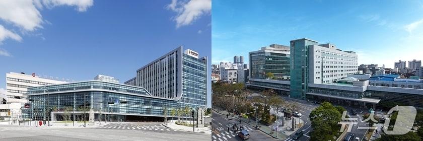 본문 이미지 - 고려대학교 안암병원(왼쪽), 고려대학교 구로병원.(각 병원 제공)