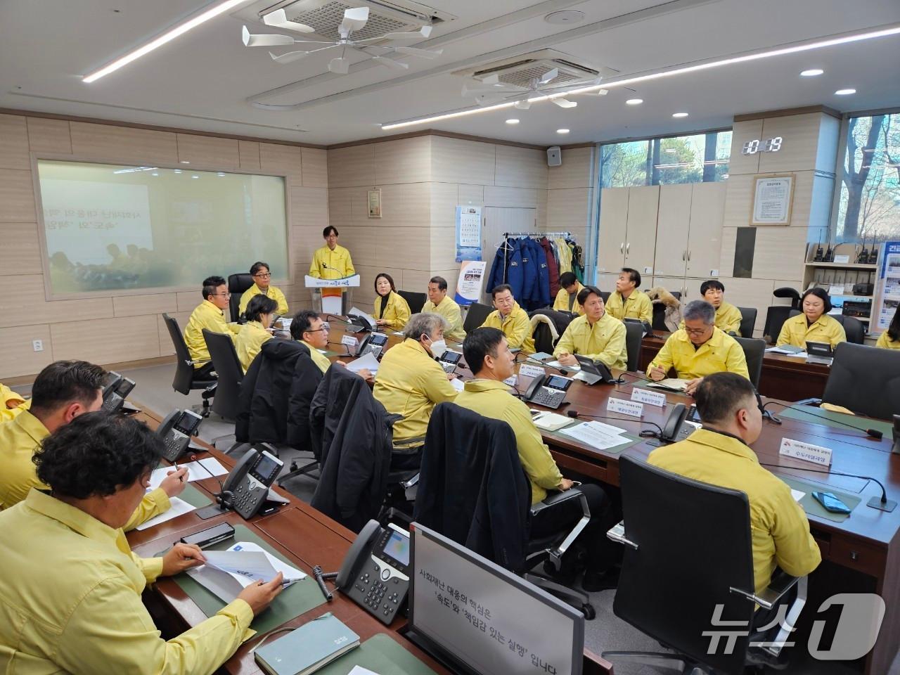 본문 이미지 - 사회재난 대응체계 설명회.(시흥시 제공)