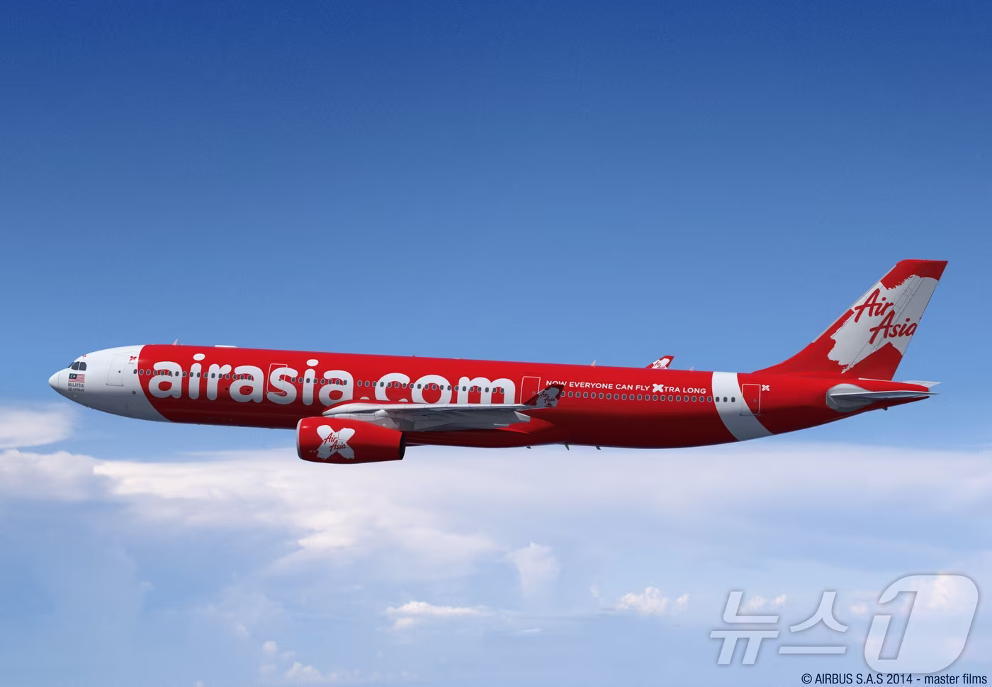 에어아시아엑스의 A330 기종(에어아시아 제공)