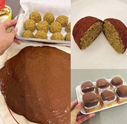 본문 이미지 - 소녀시대 출신 배우 임윤아가 '두바이 쫀득 쿠키'를 직접 만들어 자신의 인스타그램에 인증샷을 올렸다.