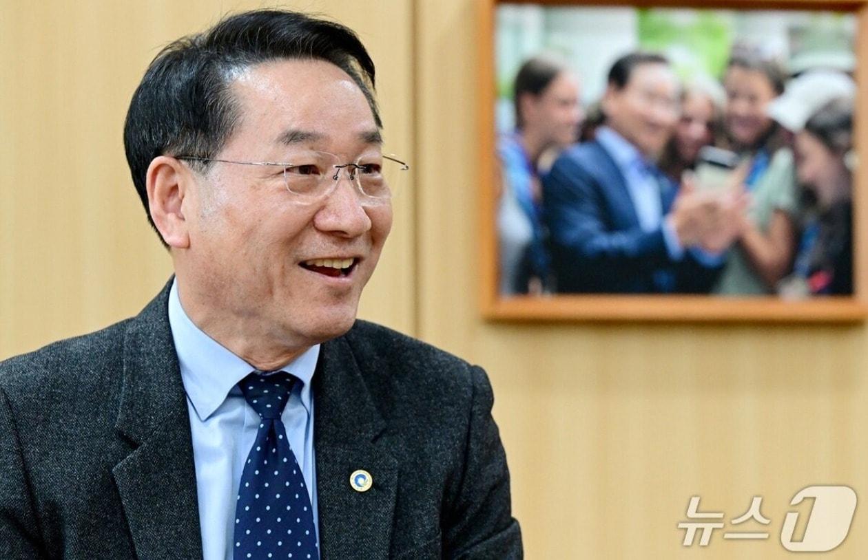 본문 이미지 - 유정복 인천시장이 뉴스1과 인터뷰를 진행하고 있다. (인천시 제공.재판매 및 DB금지)