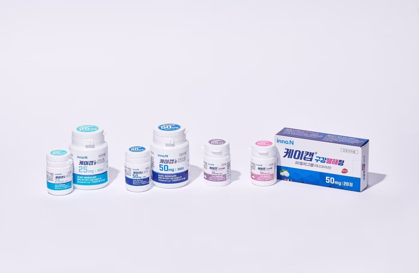 HK이노엔이 개발한 P-CAB 계열 위식도역류질환 신약 '케이캡 시리즈'.(HK이노엔 제공)/뉴스1