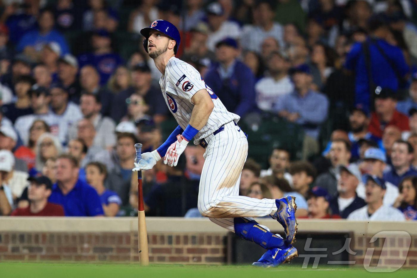 LA 다저스와 토론토 블루제이스, 뉴욕 메츠는 'FA 외야수 최대어' 카일 터커(사진) 영입 경쟁을 펼치는 중이다. ⓒ AFP=뉴스1