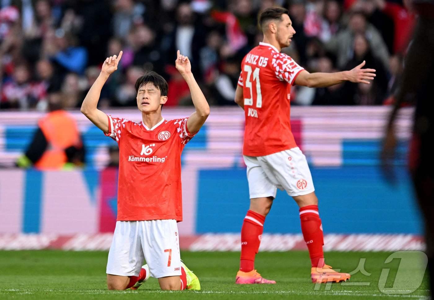 마인츠의 이재성. ⓒ AFP=뉴스1