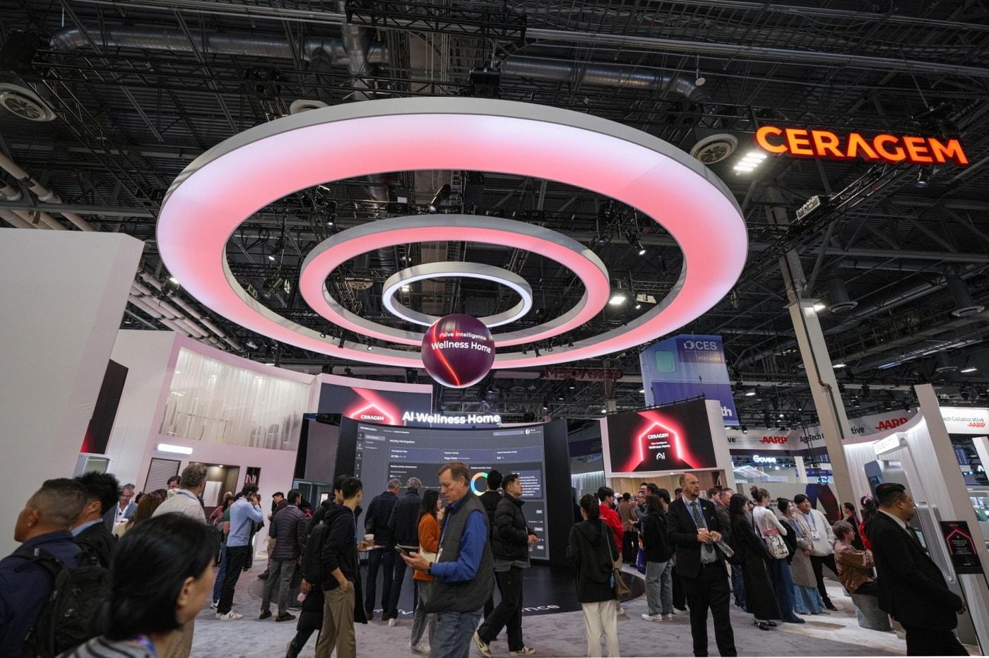 CES 2026서 세라젬이 선보인 'AI 웰니스 홈'에 약 1만 5000명의 관람객이 방문했다. (세라젬 제공)