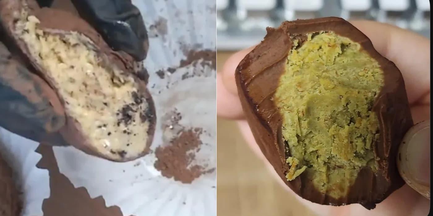 소셜미디어에 올라온 '두쫀쿠' 불만 후기 올라온 제품들. 출처=에펨코리아