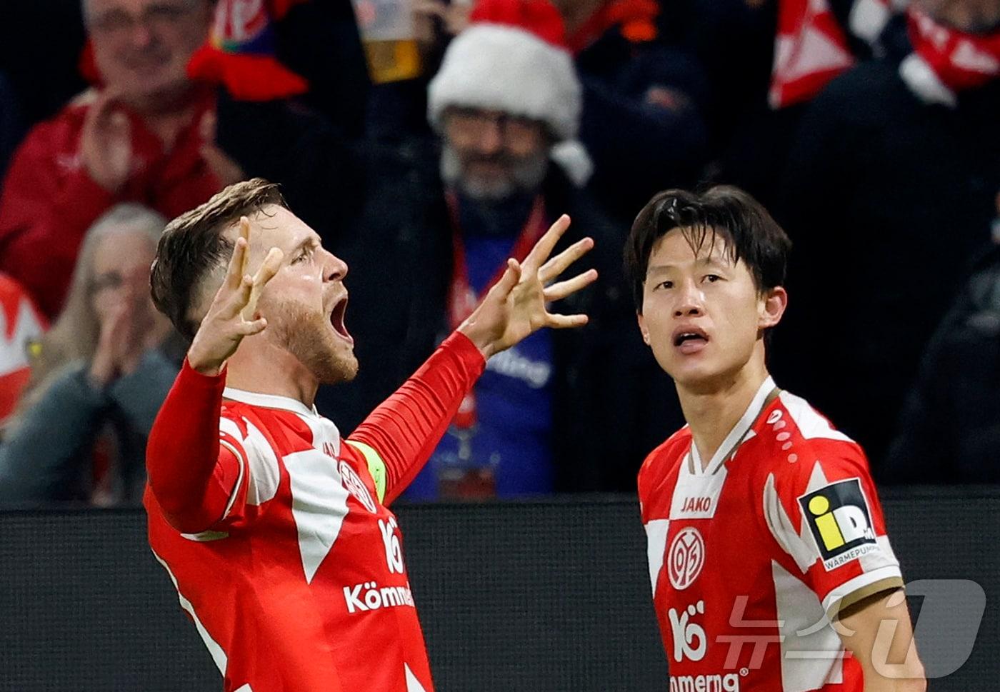 마인츠의 이재성. ⓒ 로이터=뉴스1