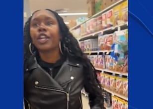 처음본 성소수자 남성에게 성적 비하 발언을 퍼부은 뒤 이유 없이 폭력을 휘두른 흑인여성. 출처=NBC