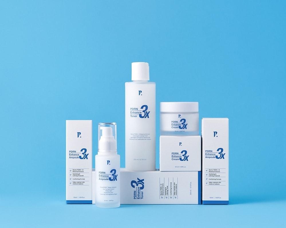 본문 이미지 - 팜스비앤비의 3x PDRN 인핸스 라인 3종 / 사진=팜스비앤비 제공